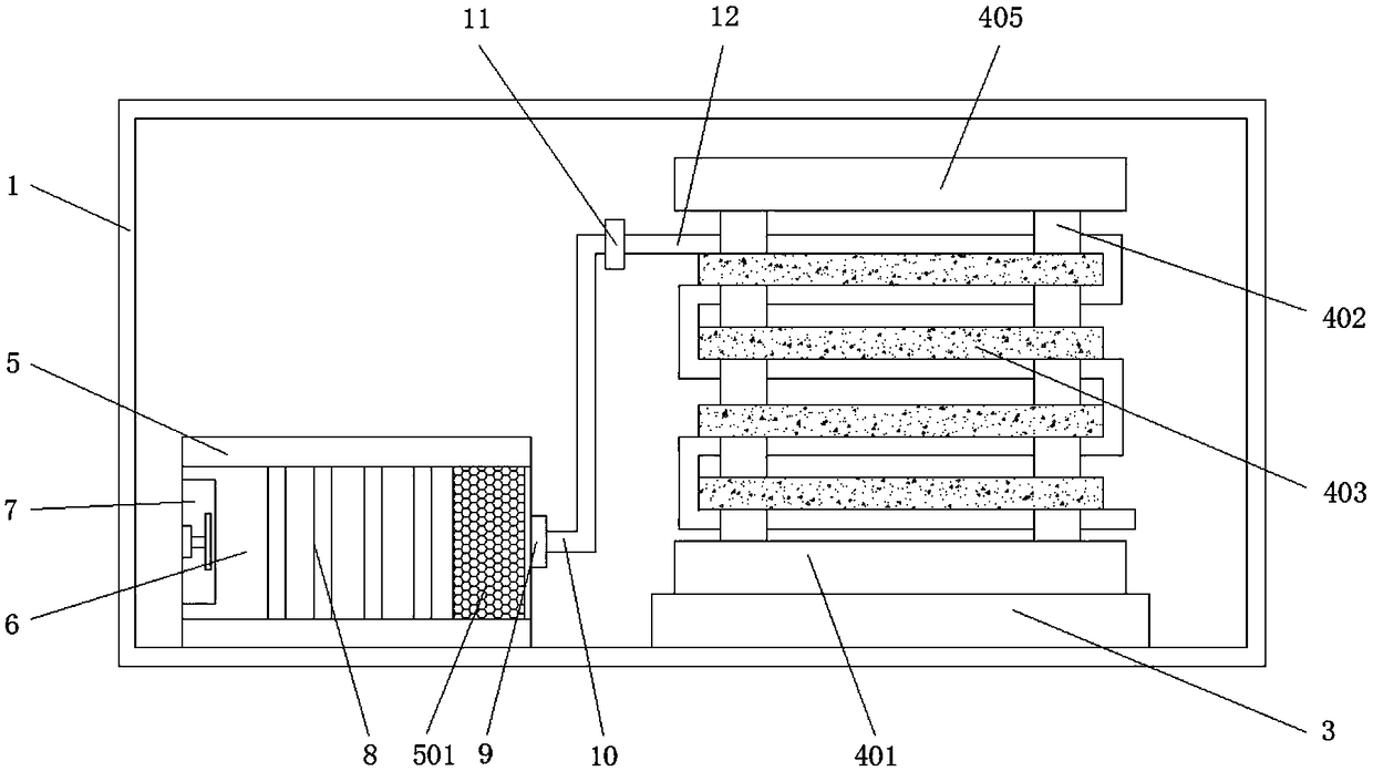 Bus duct insulation connection structure with heat dissipation function