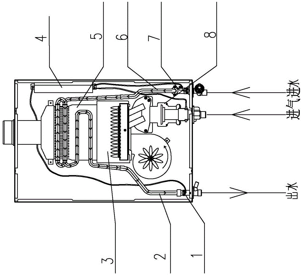 Intelligent temperature-raising gas-fired water heater and control method thereof