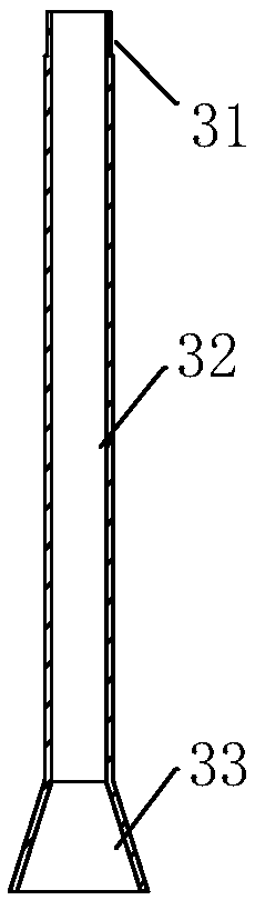 Real-time detection system and detection method for super-long bored pile elevation