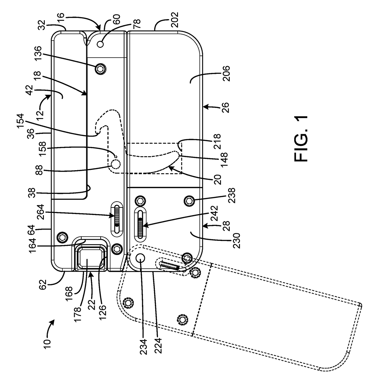 Folding pocket pistol