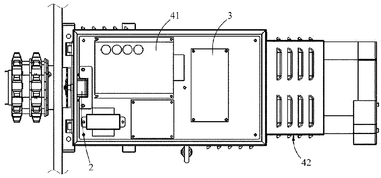 Device and method for controlling speed of rolling door