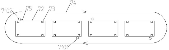 Intelligent spraying vehicle system for circumferential spraying in beam field and operation method