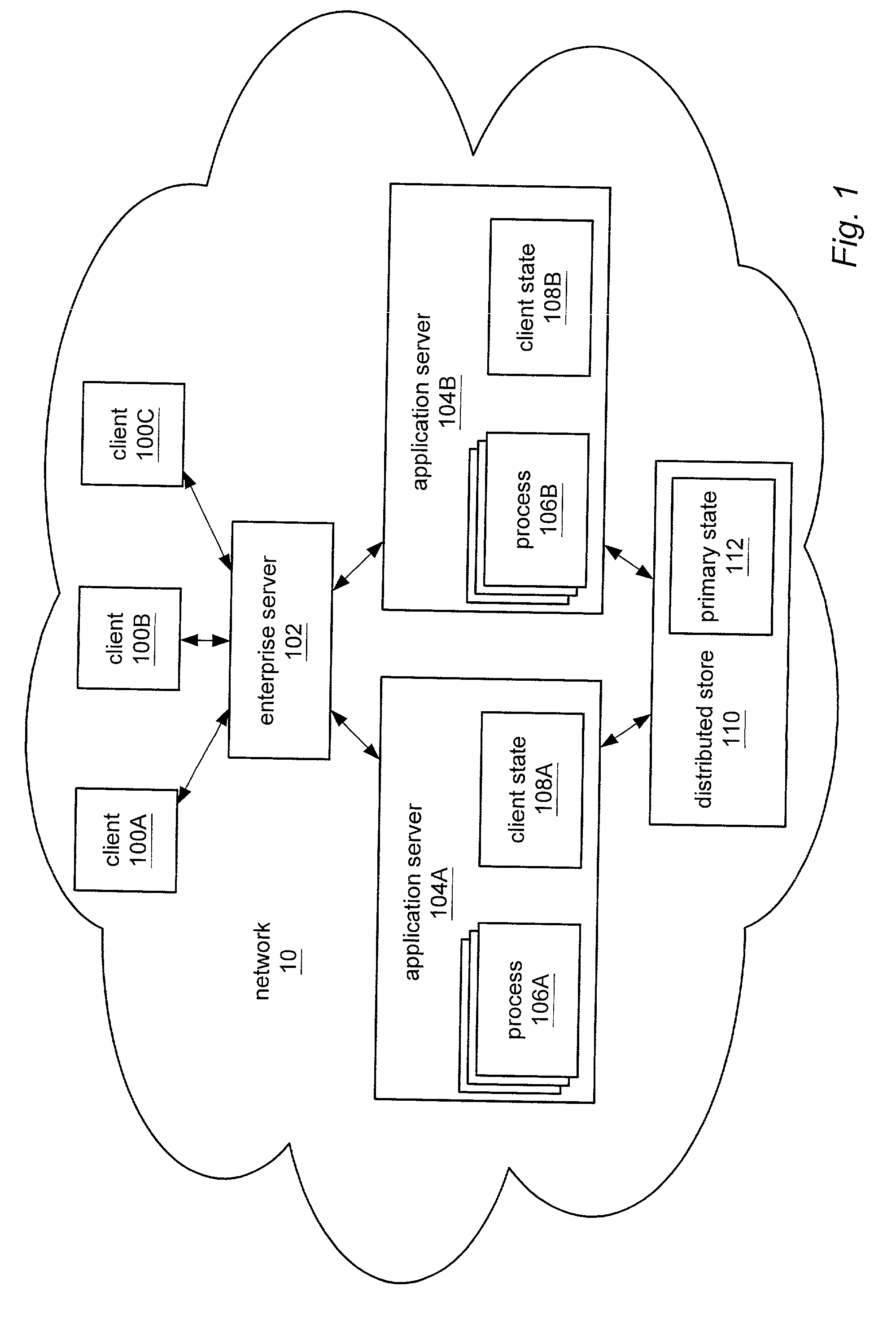 Lock mechanism for a distributed data system