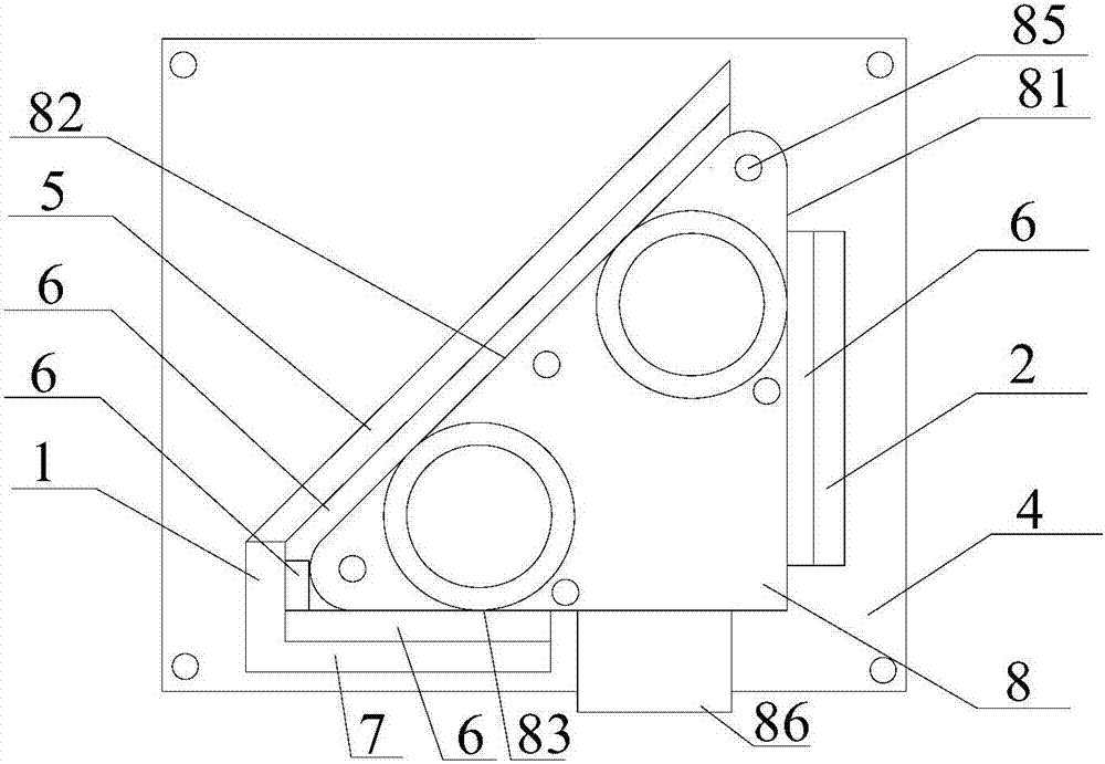 Auxiliary installation device for parts of thermostat