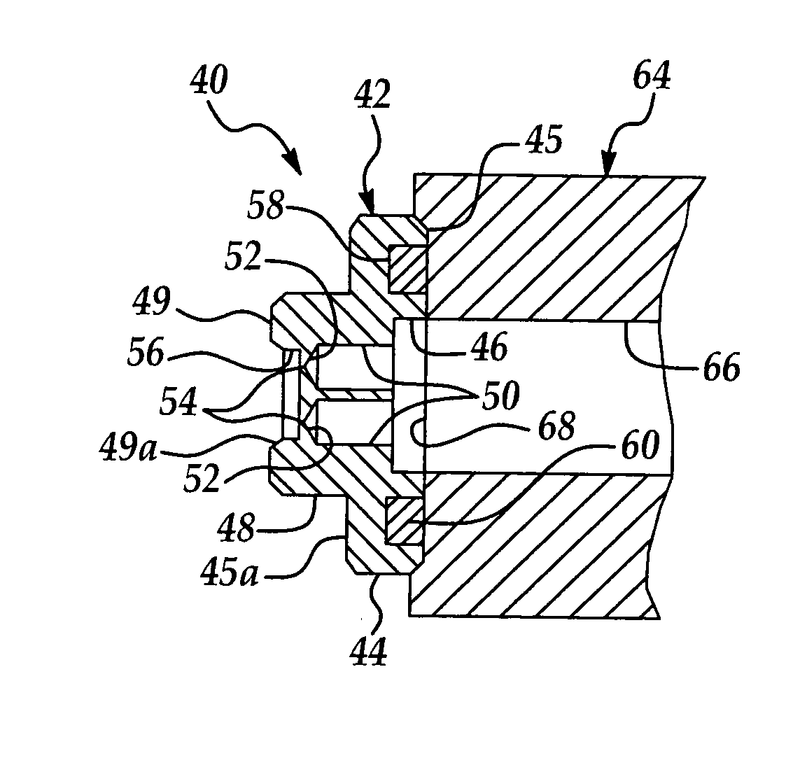 Jet clean nozzle with multiple spray openings