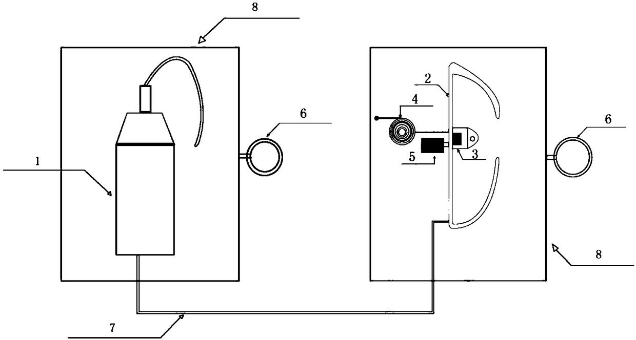 Emergency radio position mark indicating device with function of indicating position of shipwreck in real time