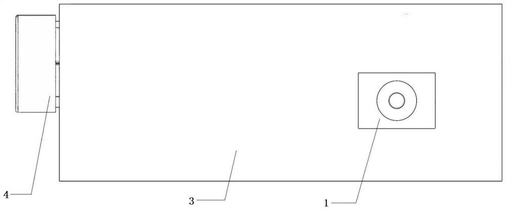 Wireless detection device and detection method for blooming state of rice spikelet