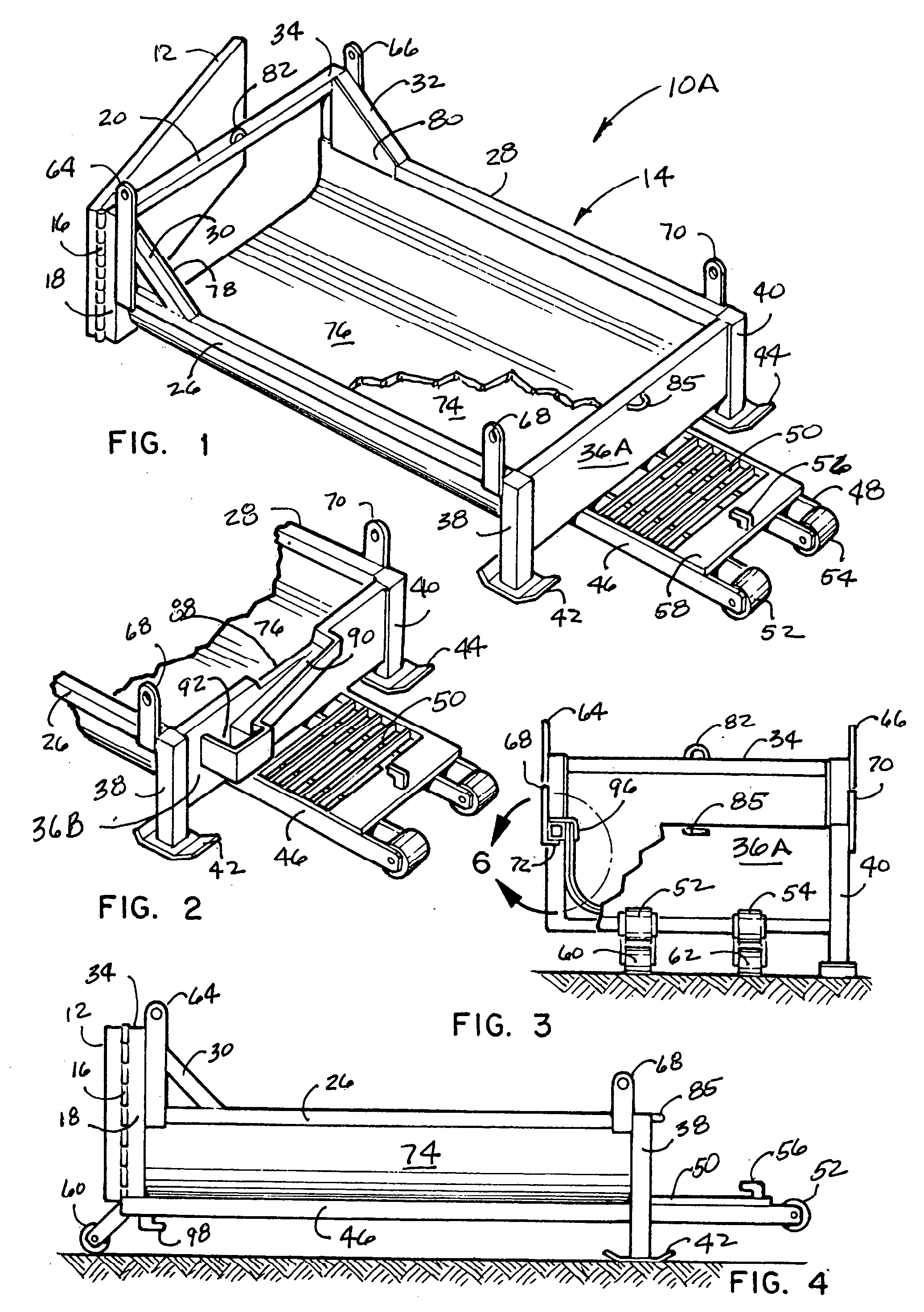 Construction residue transport system