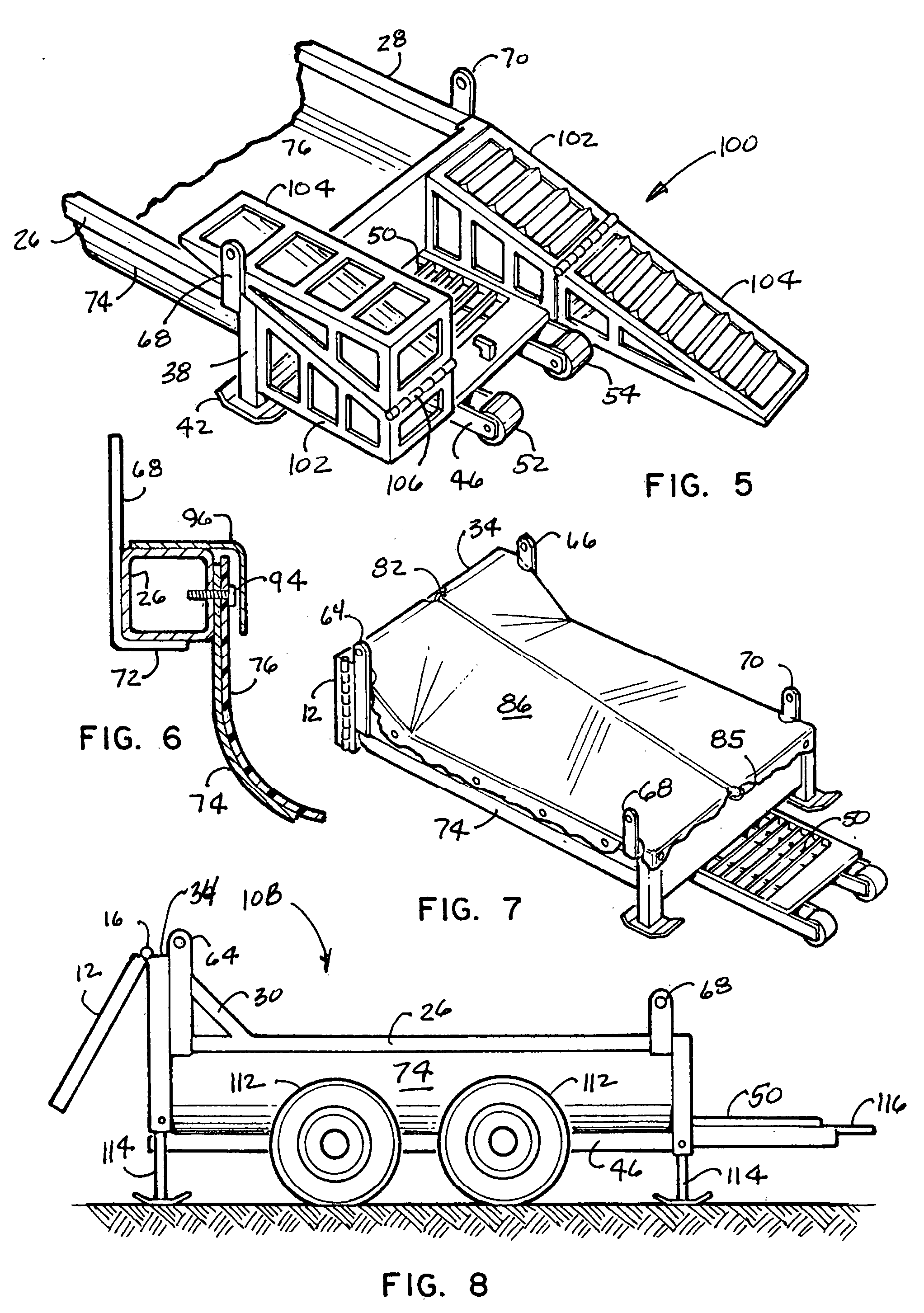 Construction residue transport system