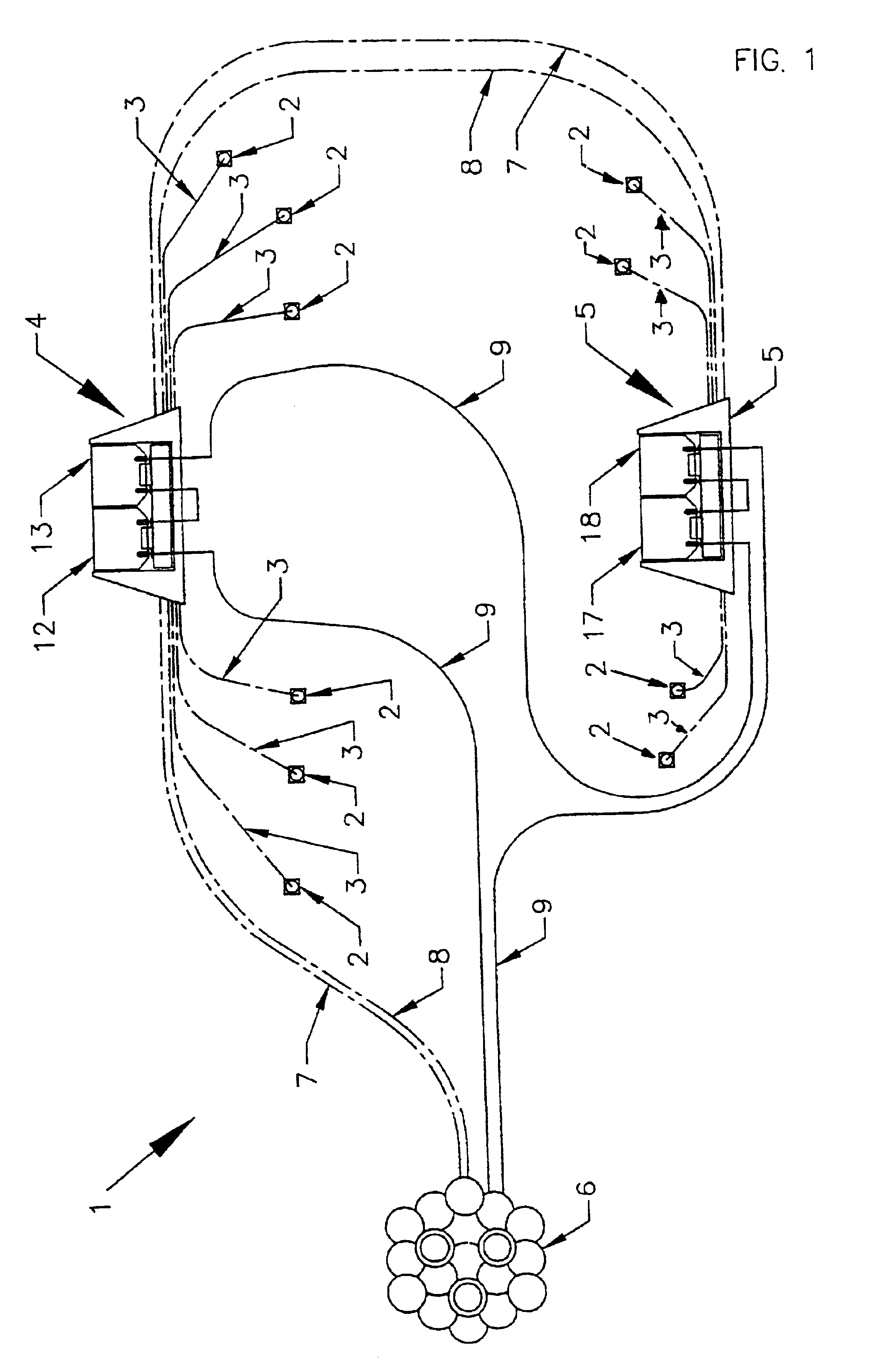 Electrical power distribution suitable for a substantially underwater system