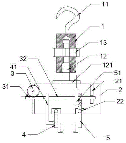 Auto spare part clamping mechanism