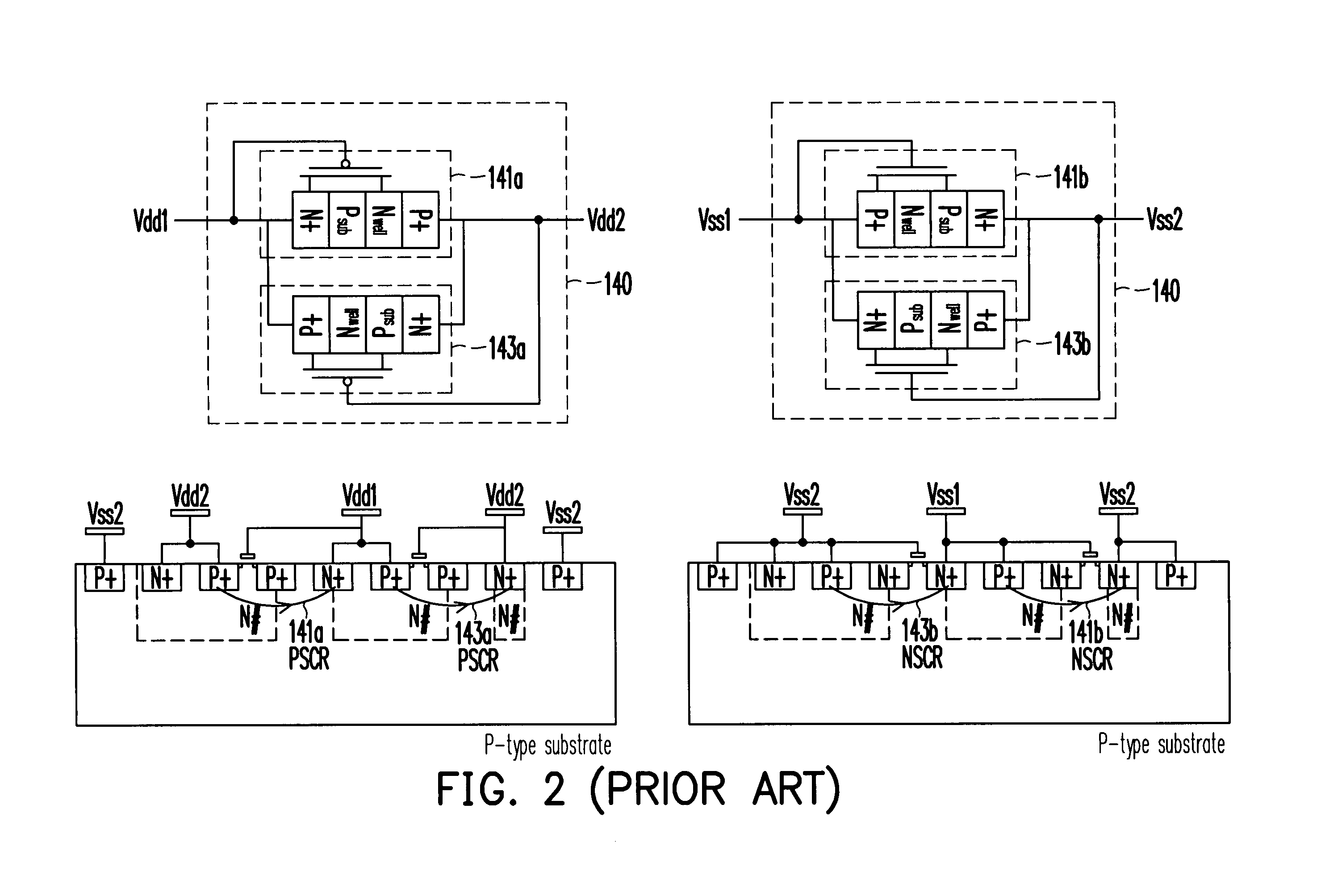 Electrostatic discharge protection circuit and semiconductor circuit therewith