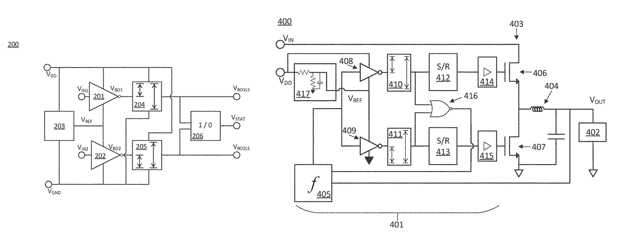 High speed tri-level input power converter gate driver