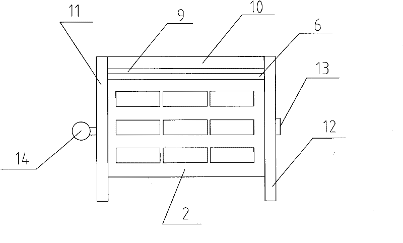 Thermal circulation type elevated heatable brick bed