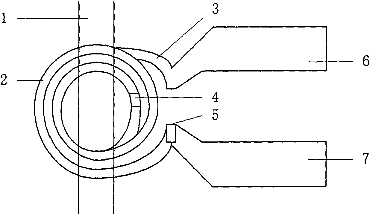 Nuclear magnetic resonance radio-frequency micro-coil and manufacturing method thereof