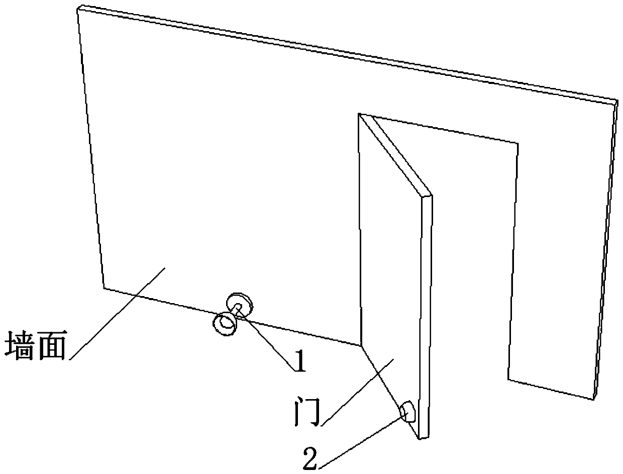 Layering pre-force-falling type door stop