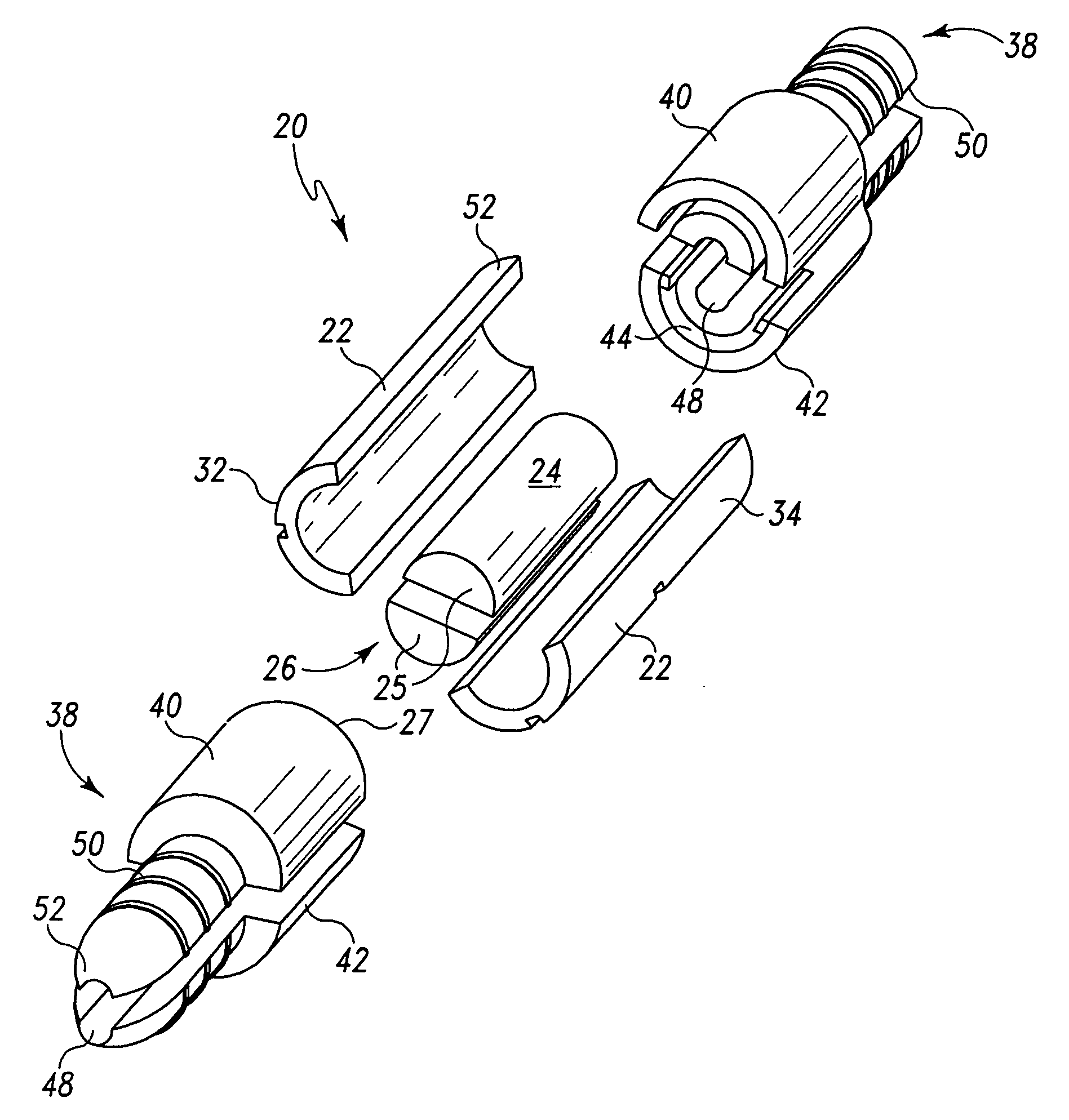 Modular hemostatic valve