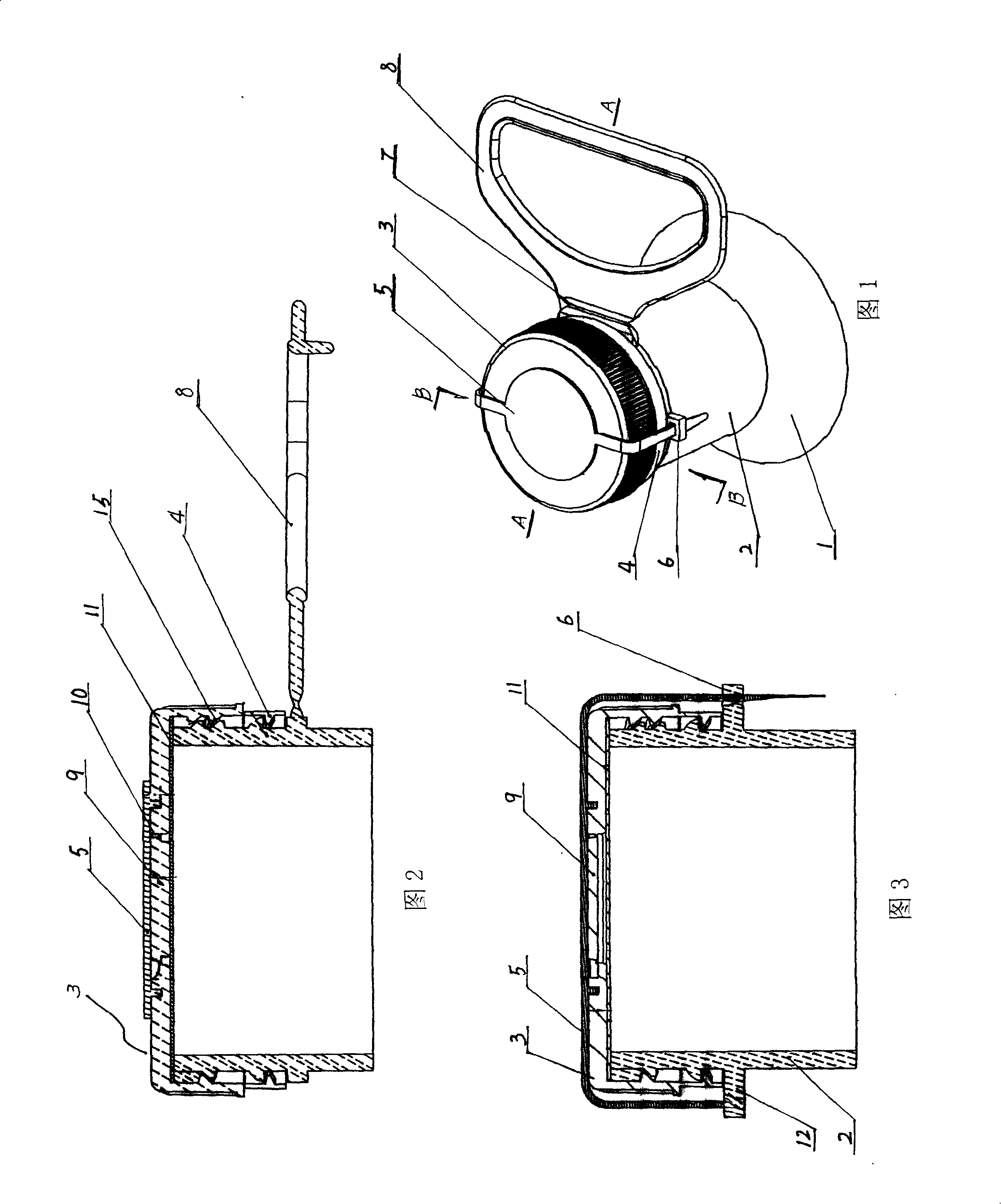 Disposable and anti-theft drinking water pail