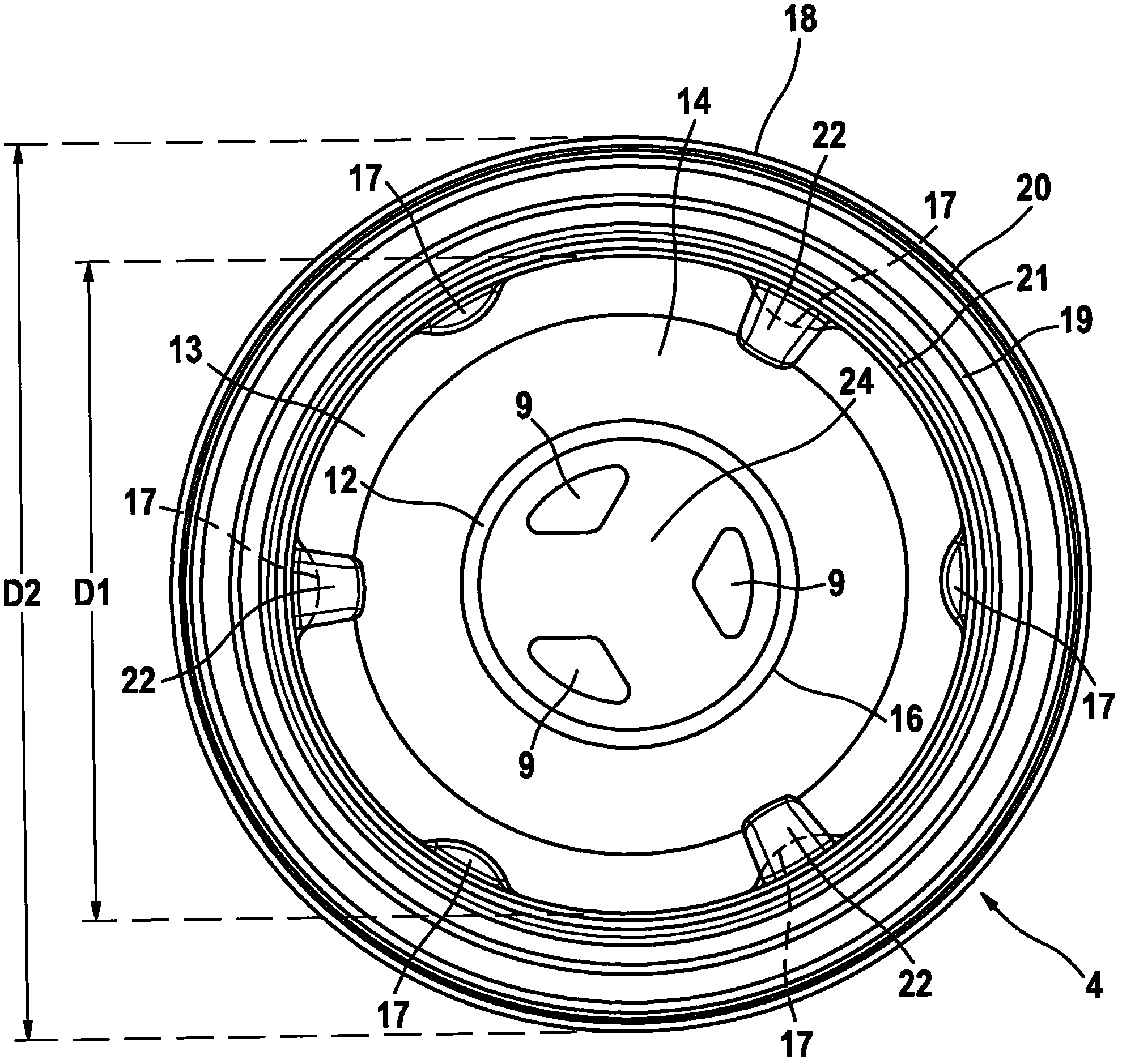 Compact pressure relief valve