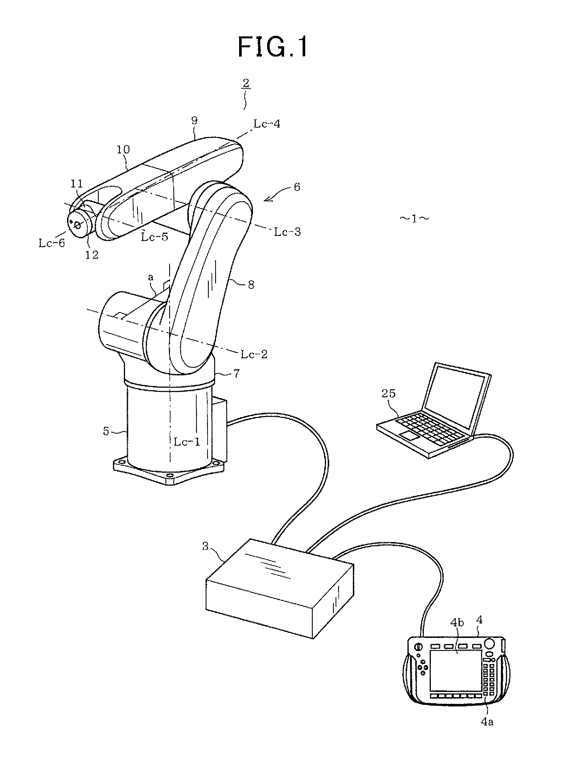 Method of detecting an inter-axis offset of 6-axis robot