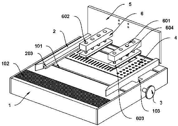 Bending mechanism for processing of computer case