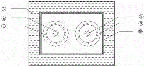 Detector for high temperature and high radiation environment radioactive nuclide analysis and measurement