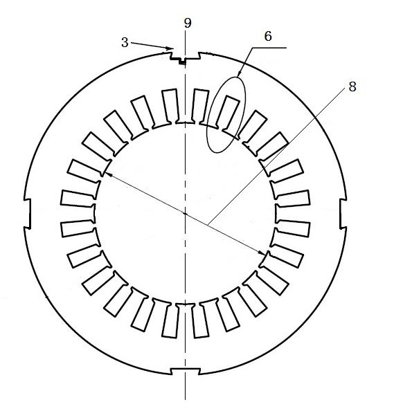 Ultra power efficient 3,000w bipolar three-phase asynchronous motor