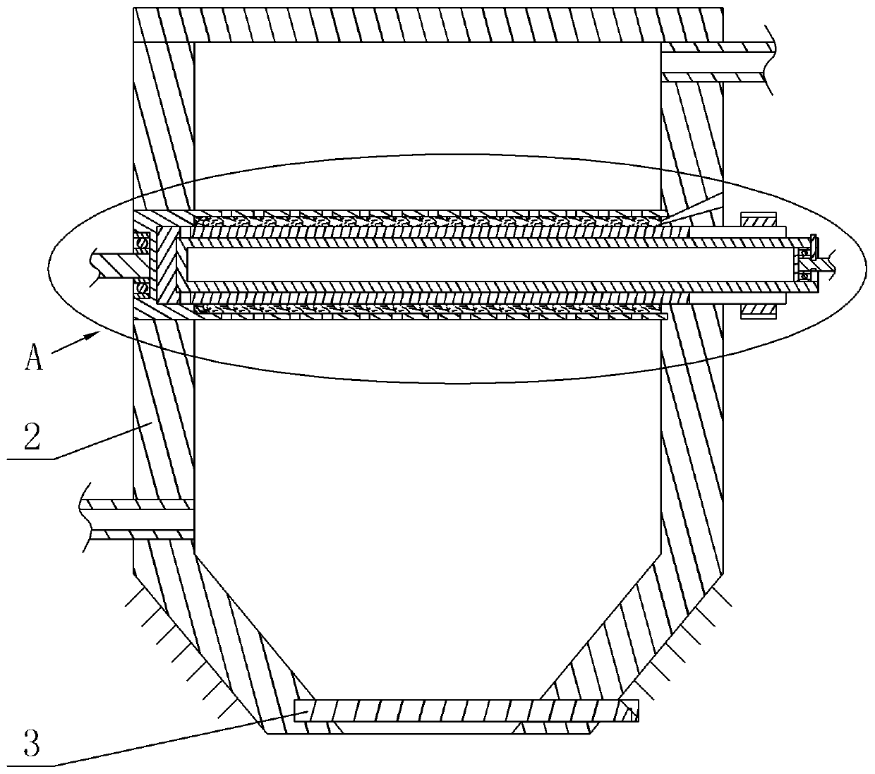 Cement kiln flue gas denitration process