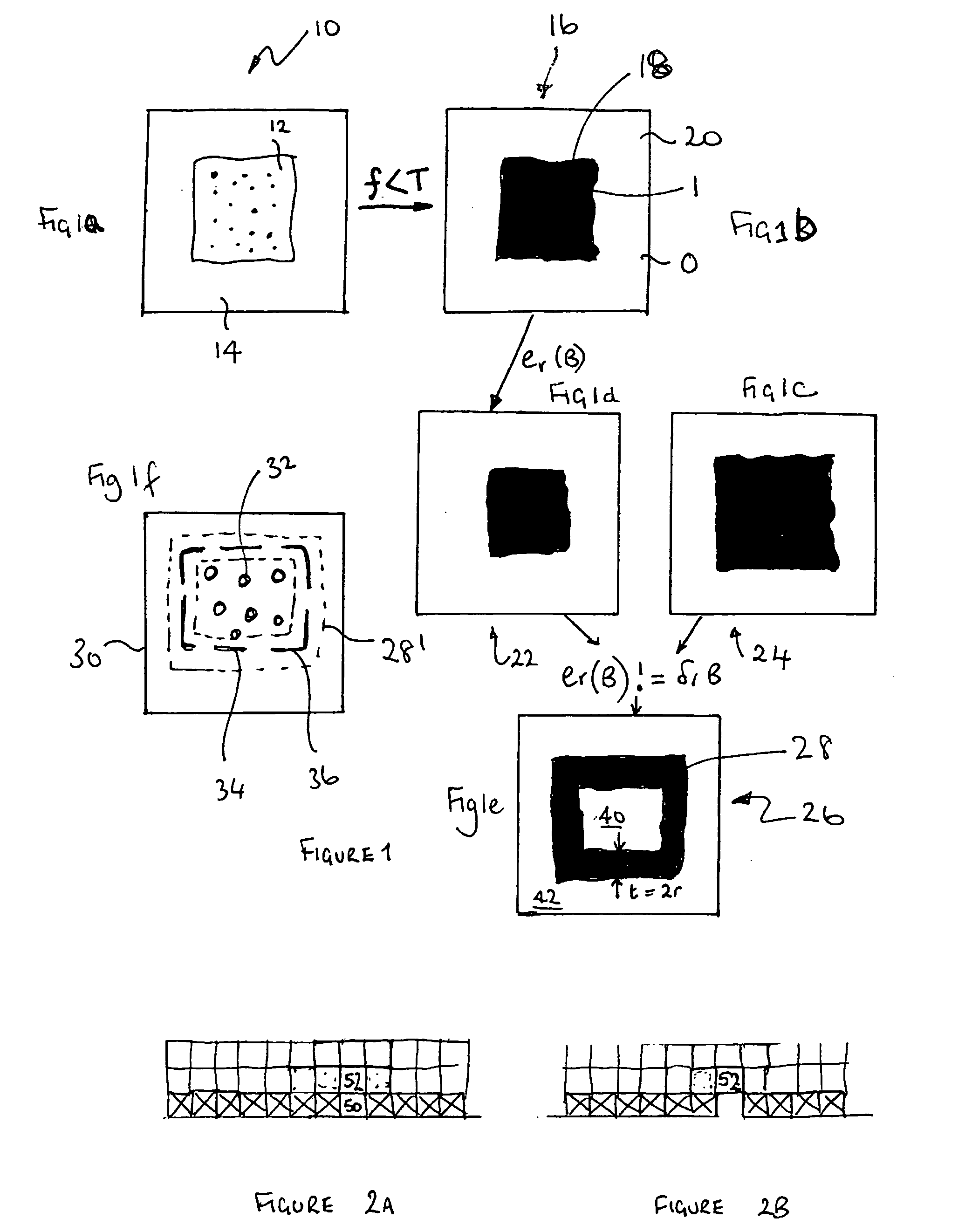 Method for locating the edge of an object