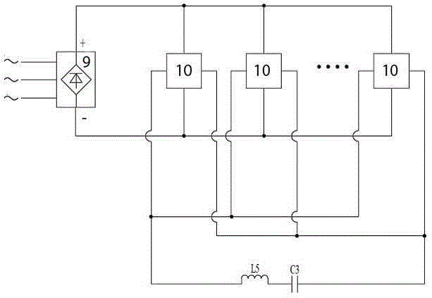 Current balance system and full-bridge inverter unit of ultra-high power igbt induction heating equipment