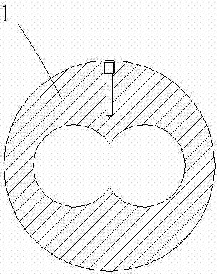 Double-screw extruder for physical foaming of carbon dioxide EPE