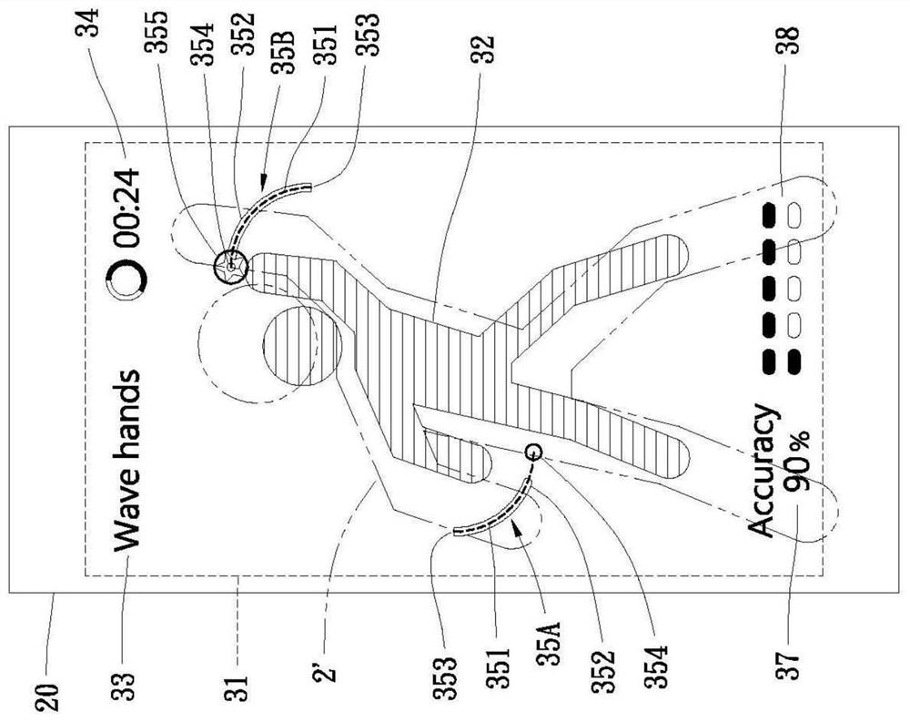 Fitness exercise guiding equipment