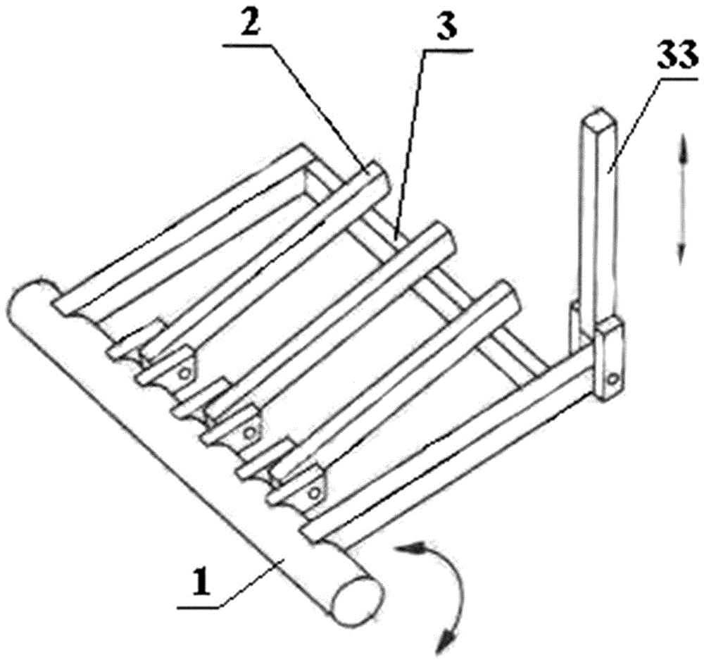 A farmland stone clearing machine