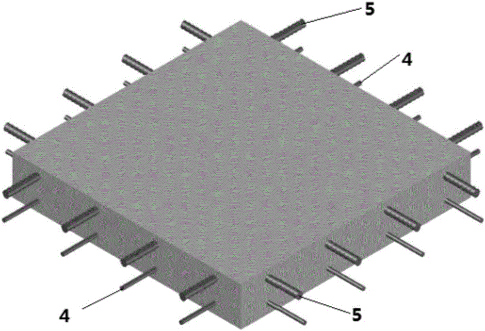 Totally-prefabricated prestressed concrete floorslab structure and prestressed assembling method