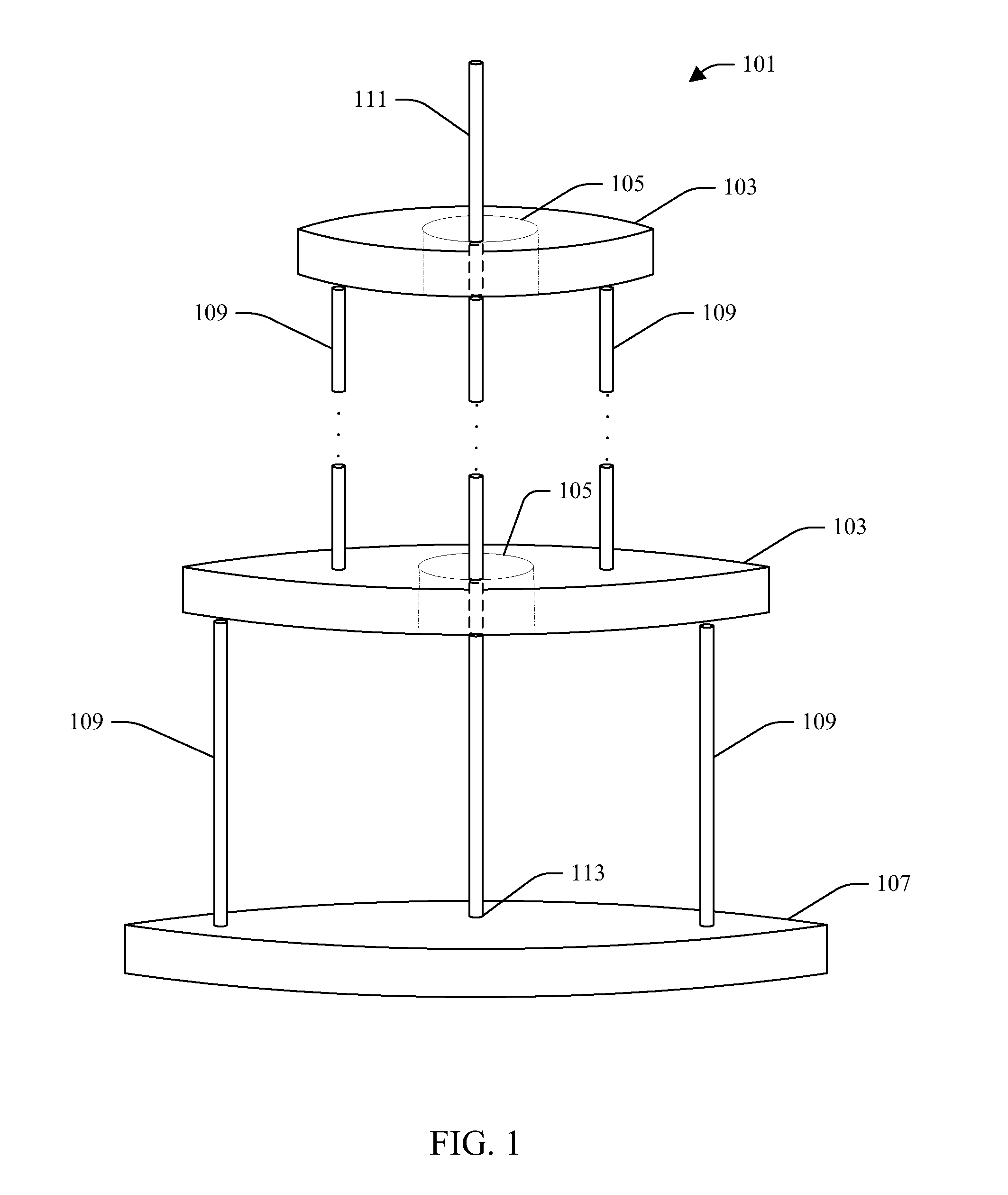 Layer cake support