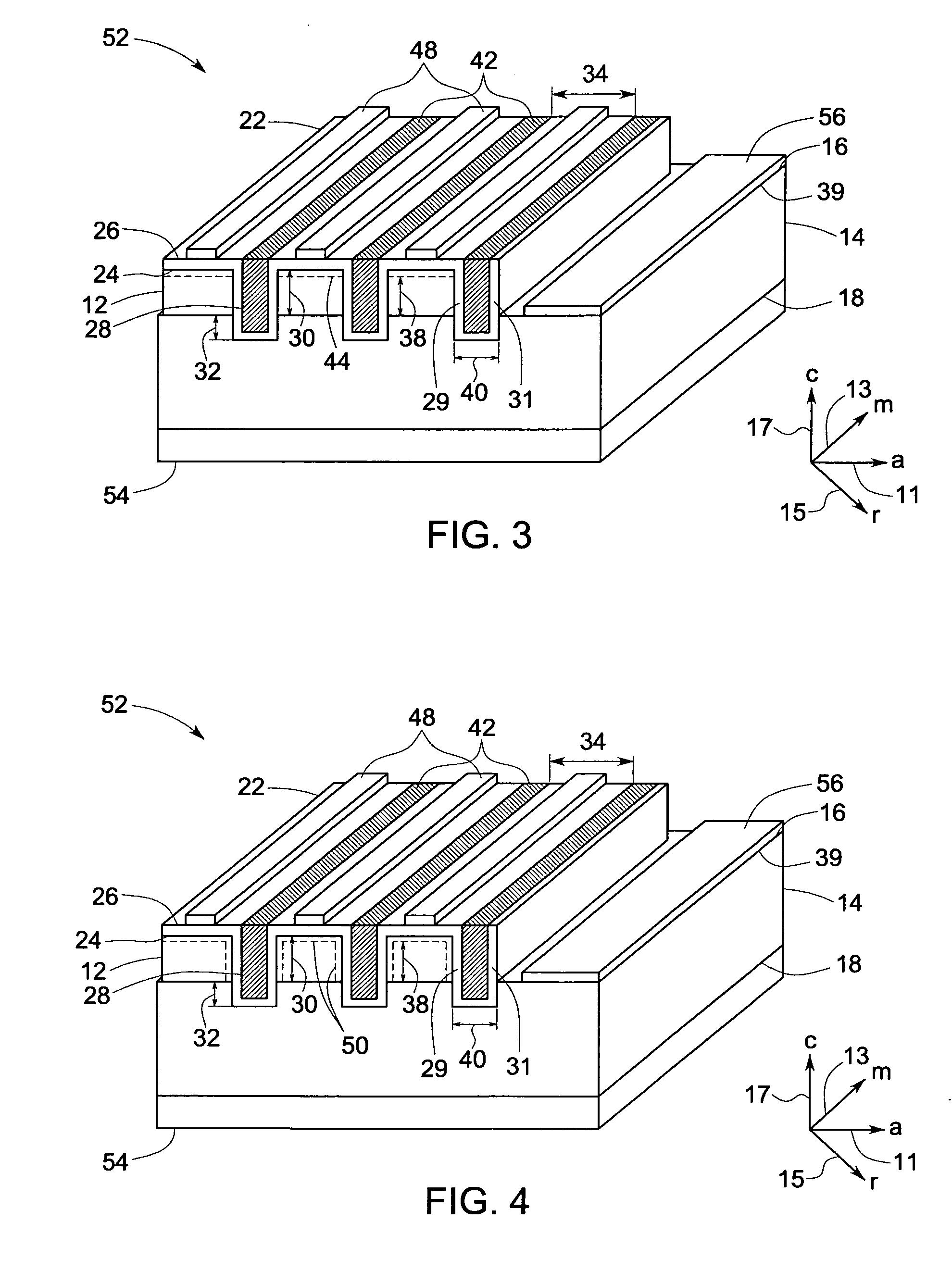 Heterostructure field effect transistor and associated method