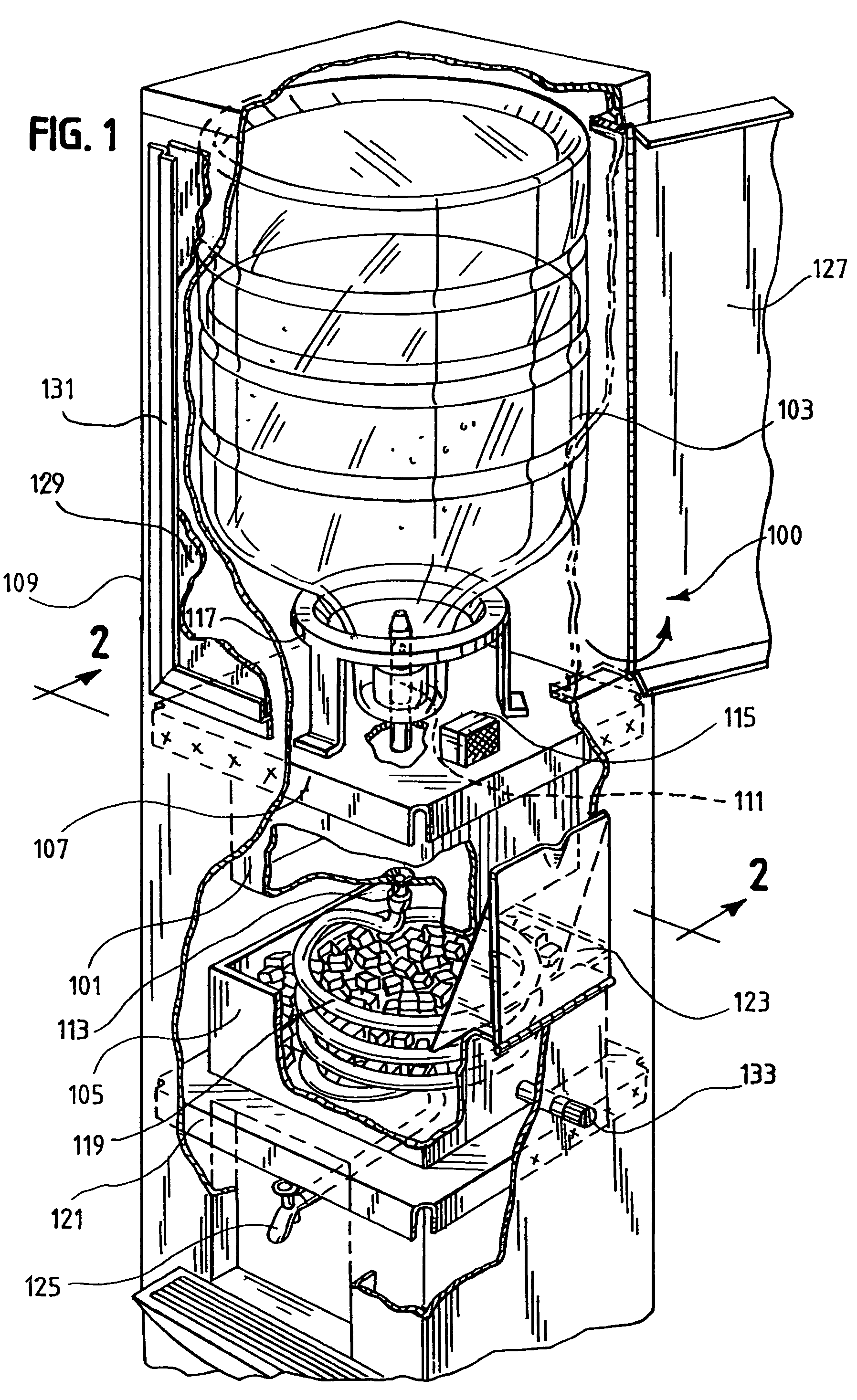 Drinking water cooler