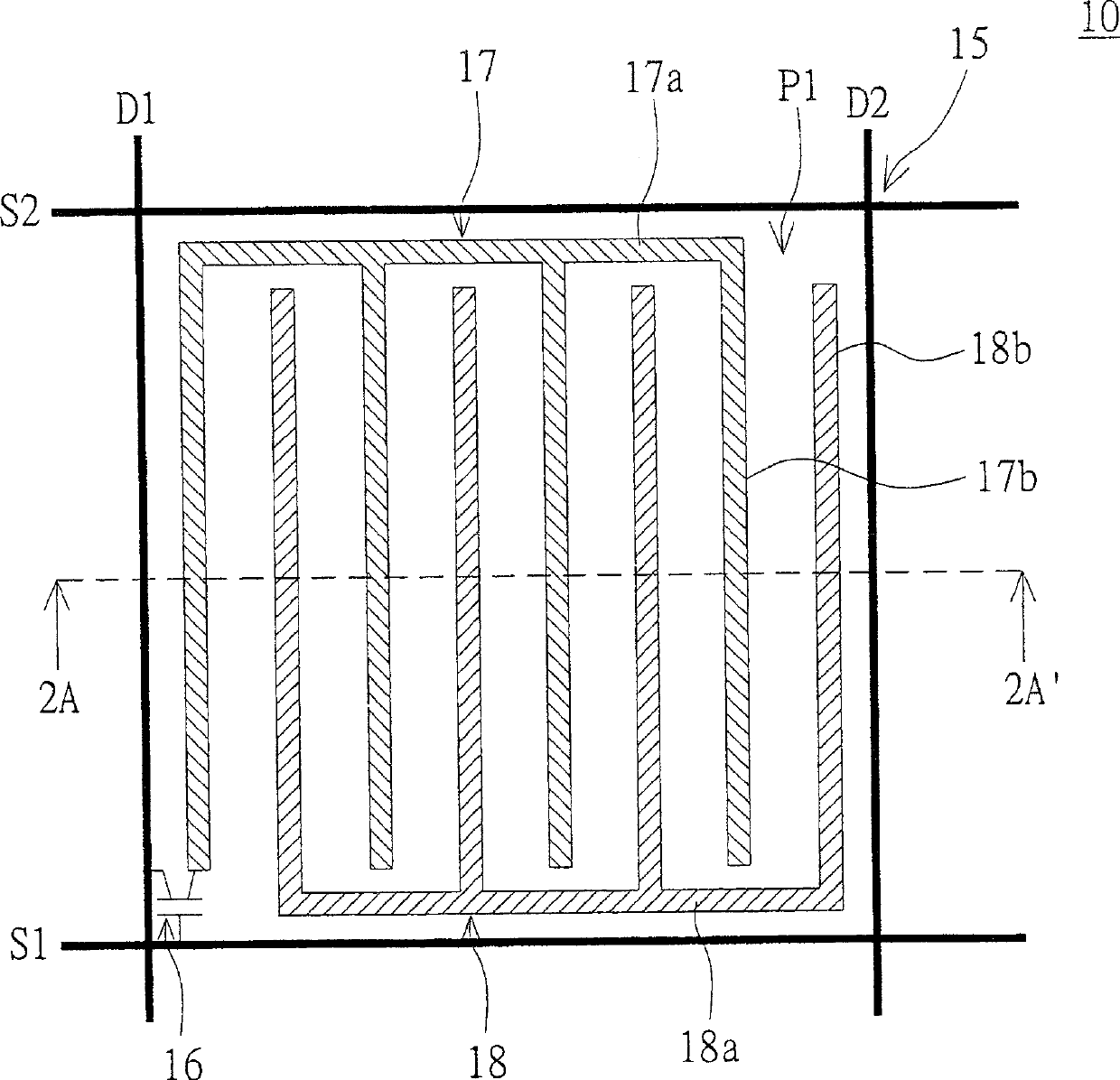 LCD panel, its manufacture method and LCD device using the same