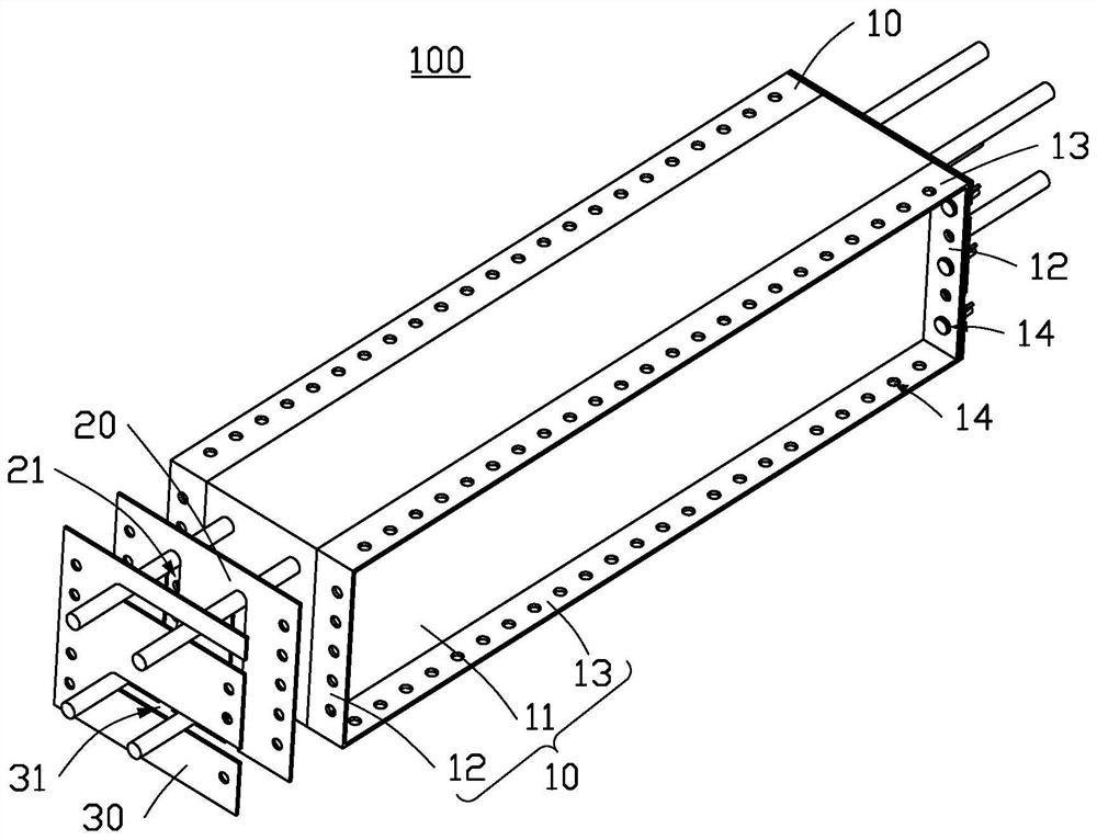 Flashing formwork and formwork frame