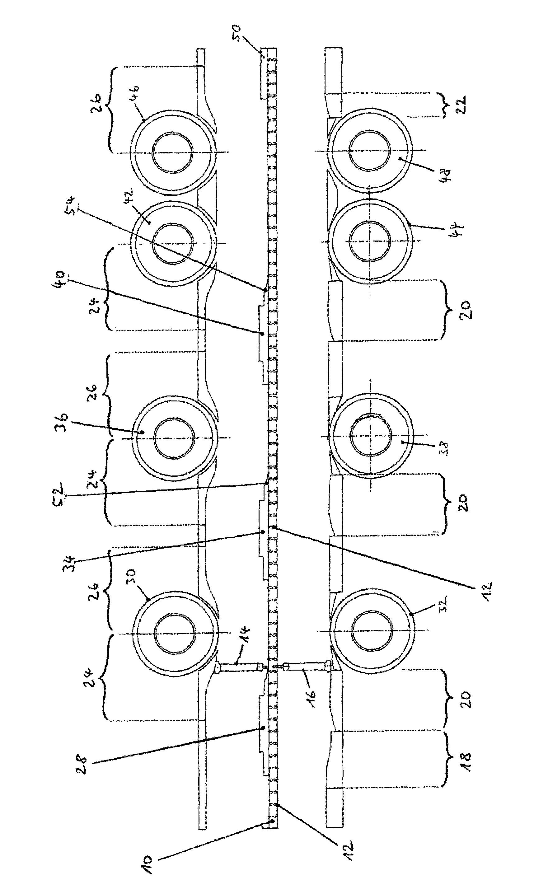 Method for testing multilayer tablets in a multiple rotary press, the tested tablets produced under normal operation, with m layers pressed and the m+1 layer suctioned off and the tablet fed to the testing station