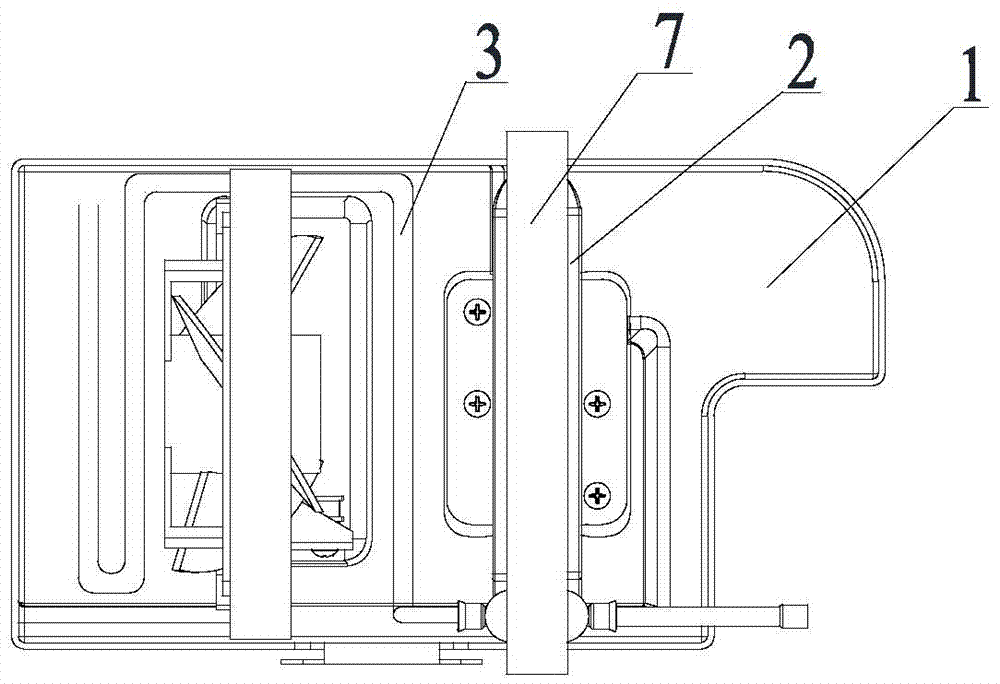 Condenser assembly for refrigerator, refrigerator refrigeration system and refrigerator