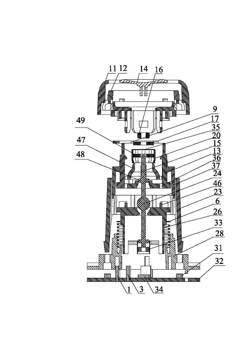 Adjusting device