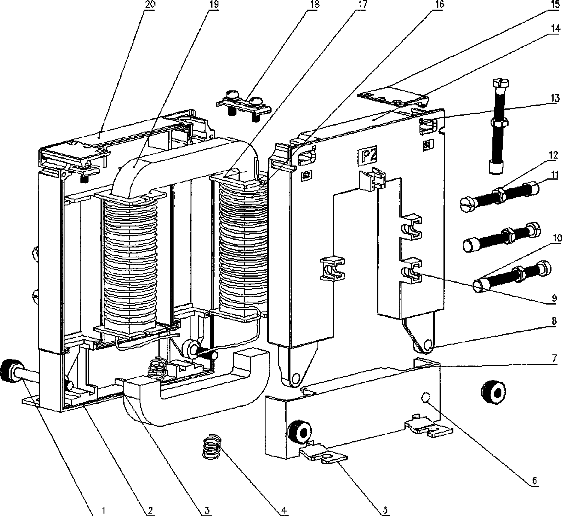 Open-close type current transformer