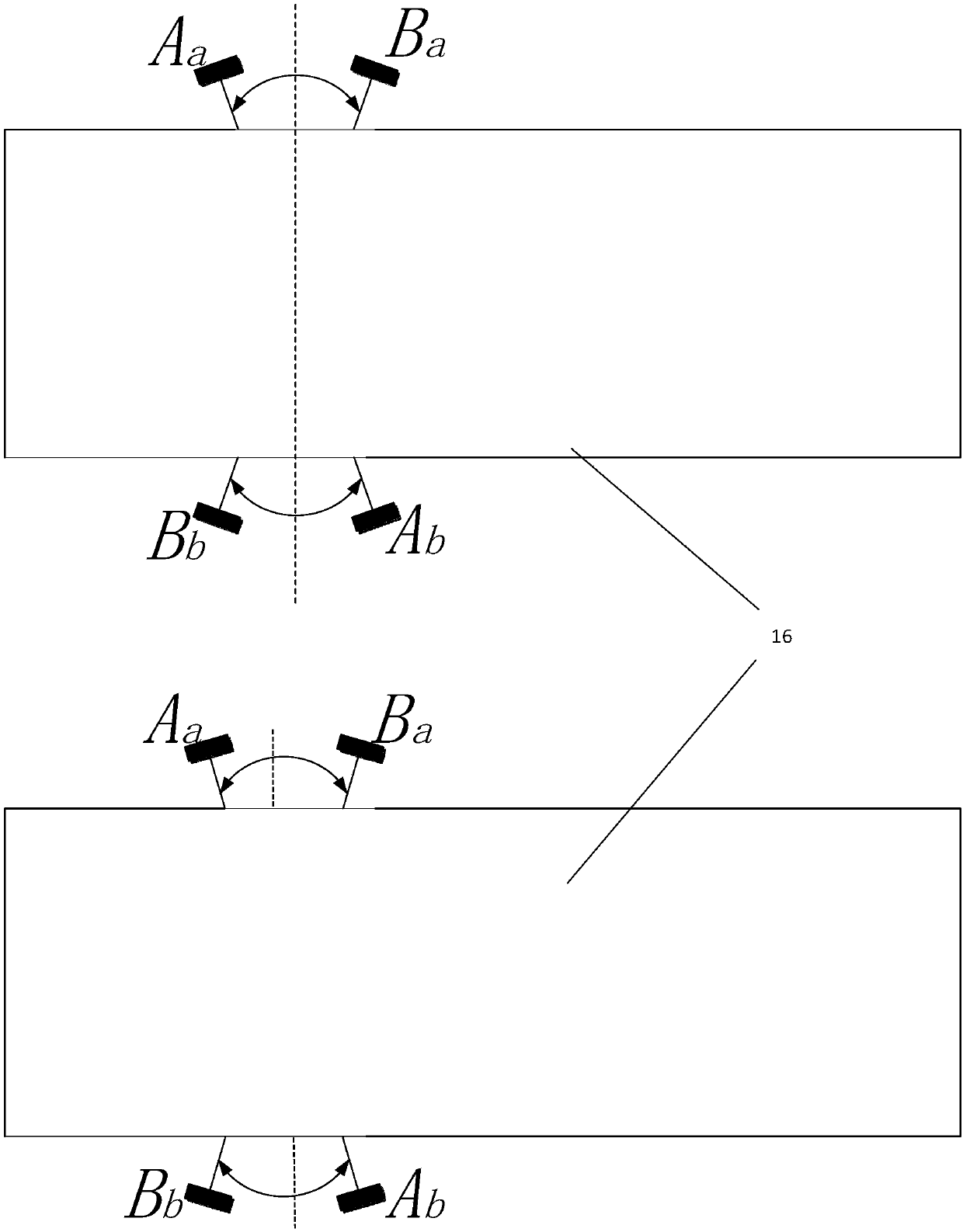 Shaft diameter detection device and detection method