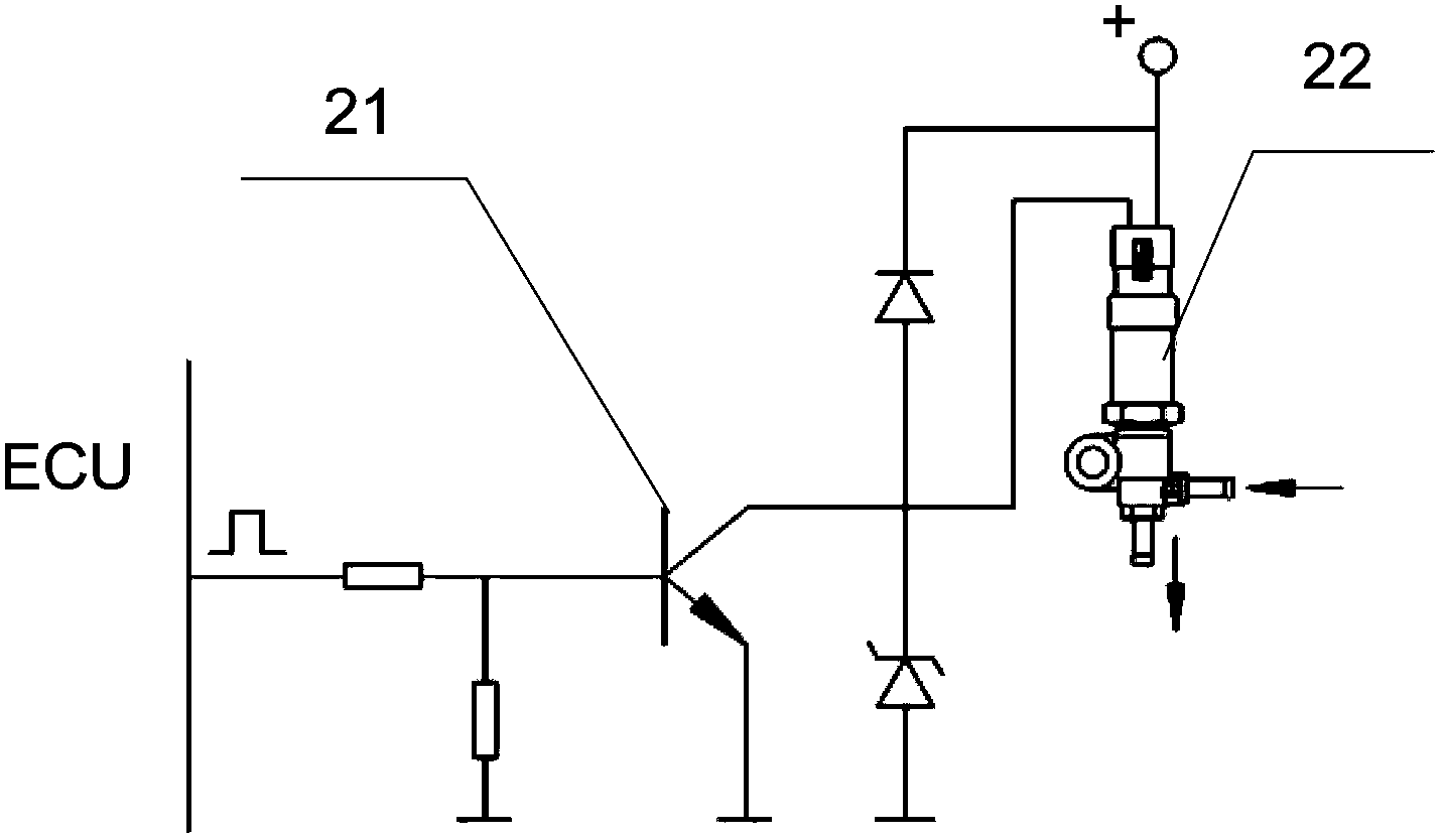 Electronic control method for engine with oil supply system using carburetor