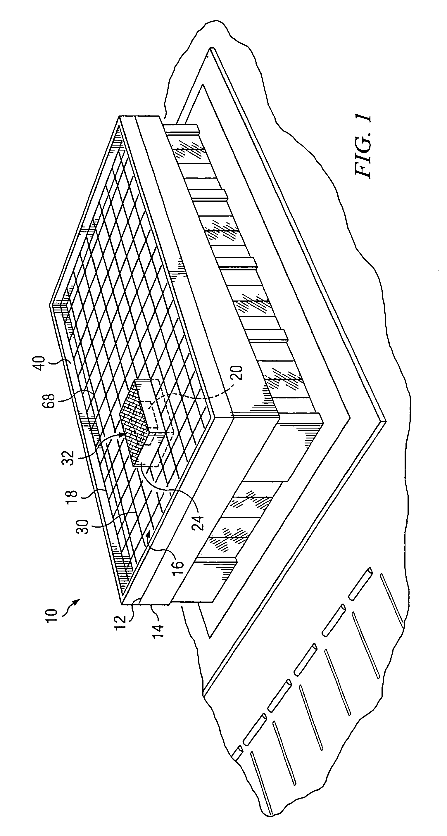 Cooling shade assembly and method of use thereof