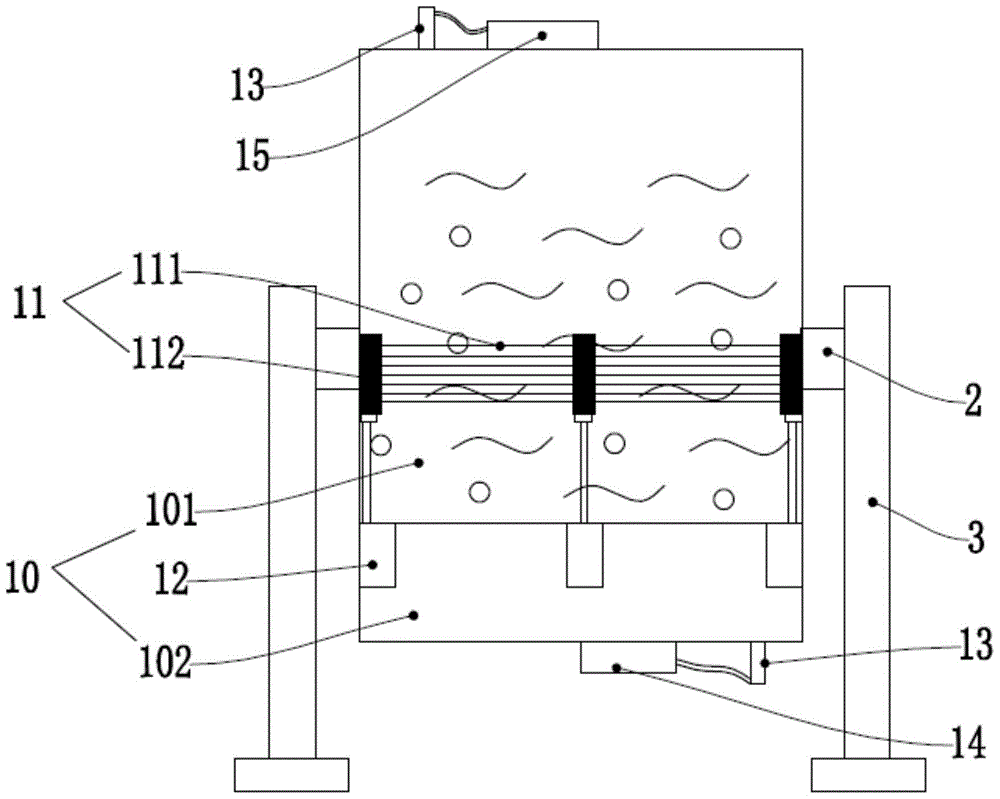 A glaze storage cylinder with diversified functions and a method for improving the performance of glaze slurry