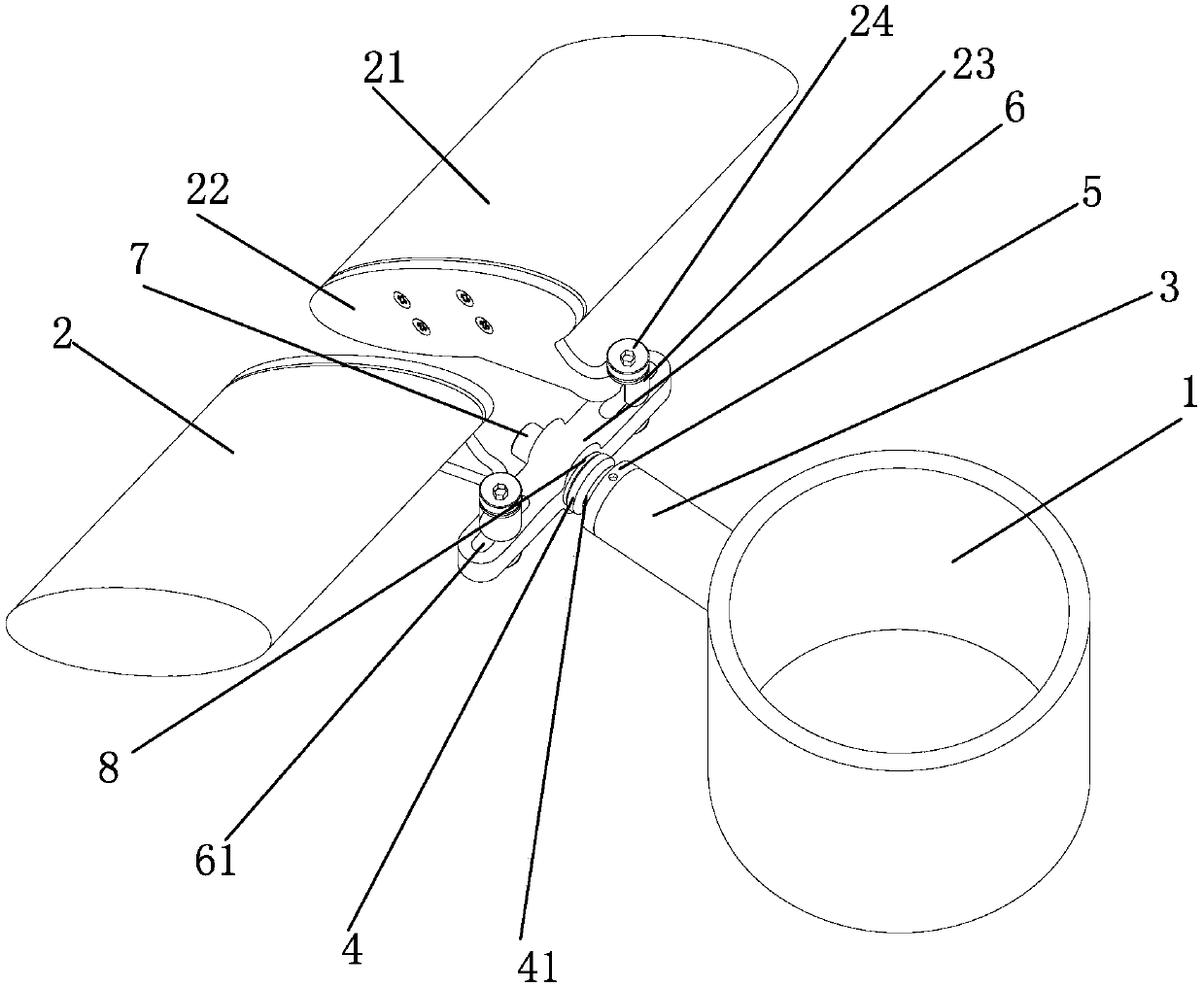 Angle-changeable ceramic rod curtain wall connecting system and installing method thereof