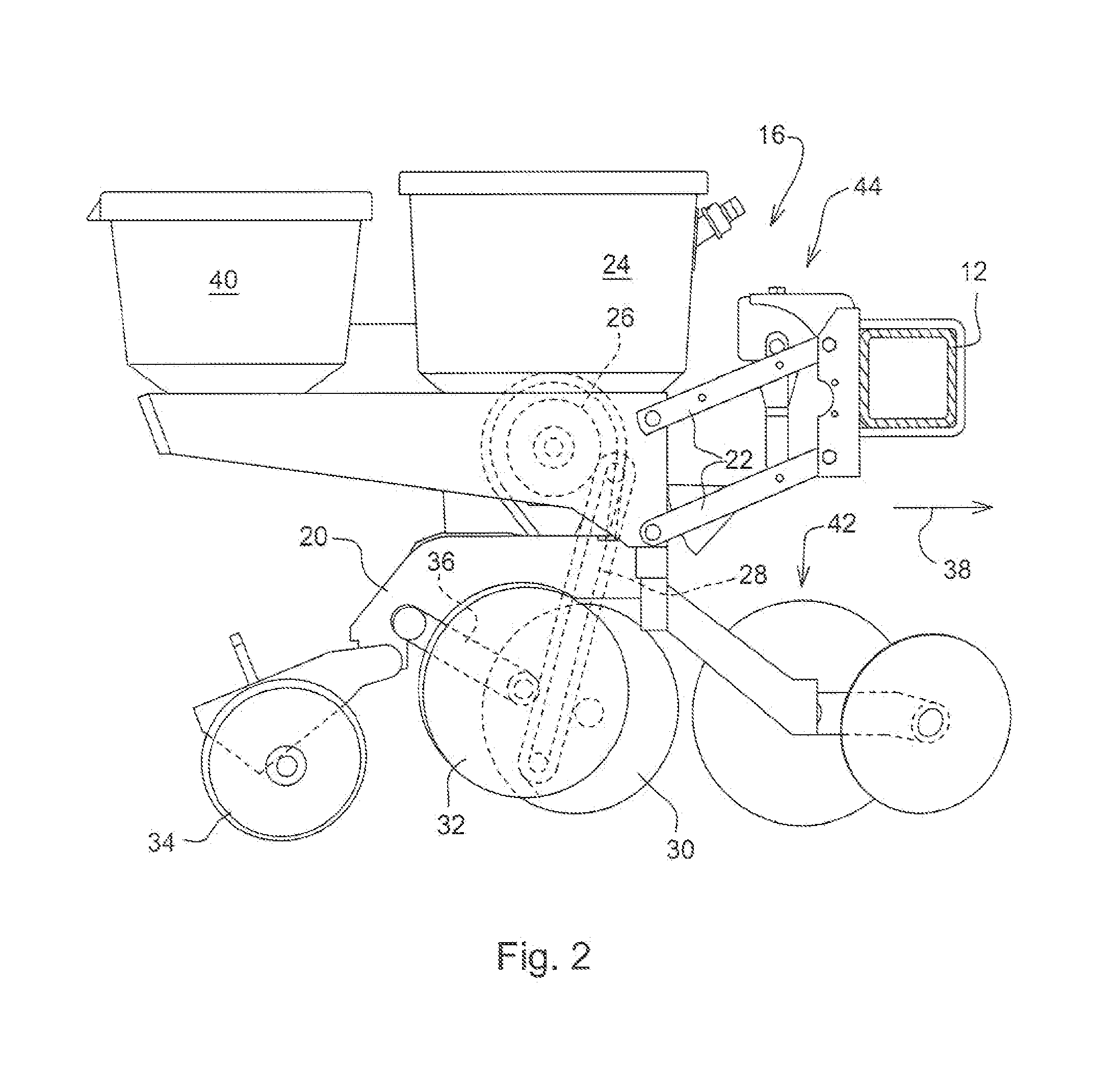 Seeding machine with seed delivery system