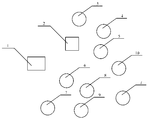 Wireless locating method of mixed-type multiple-mobile-robot system